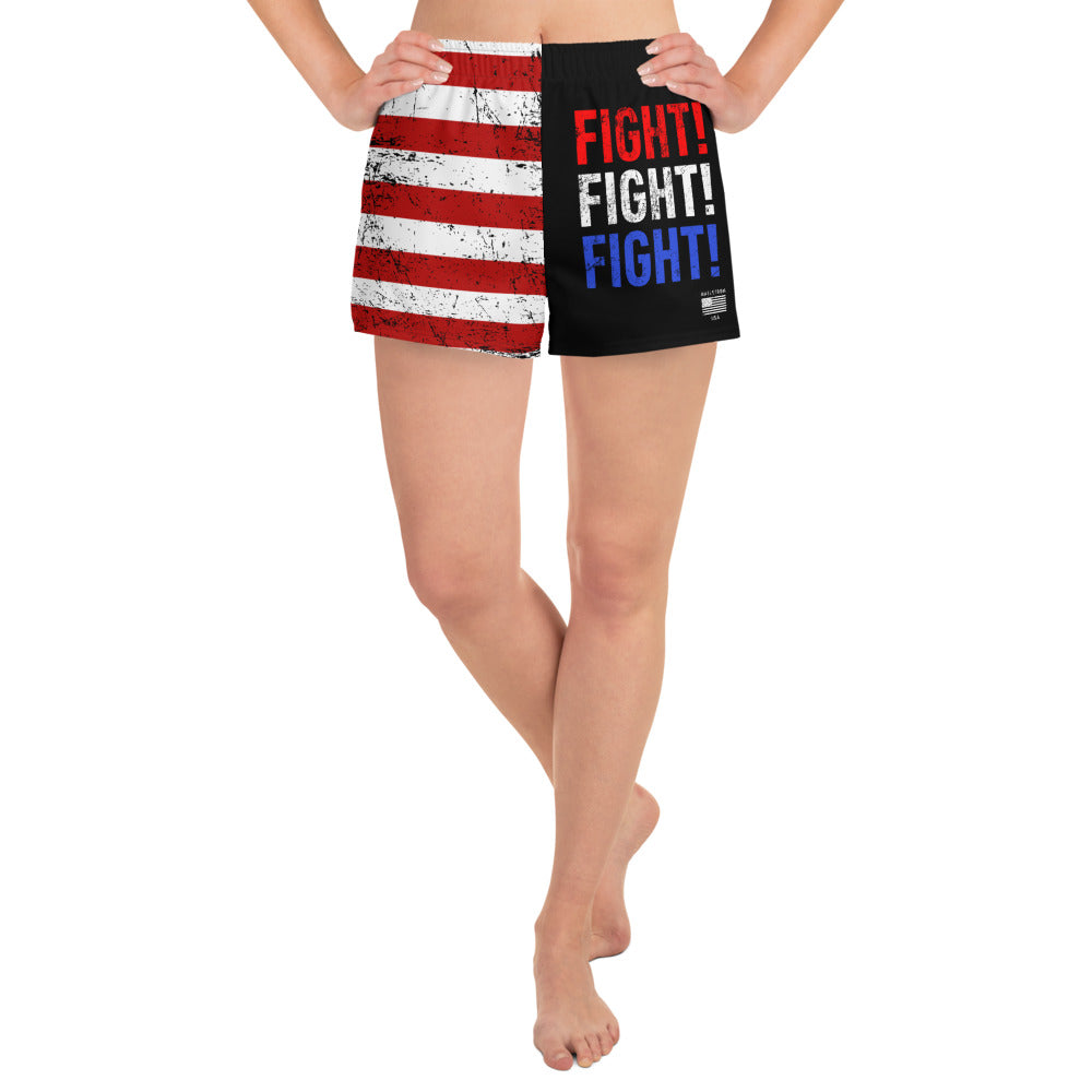 FIGHT! Unisex Athletic Shorts