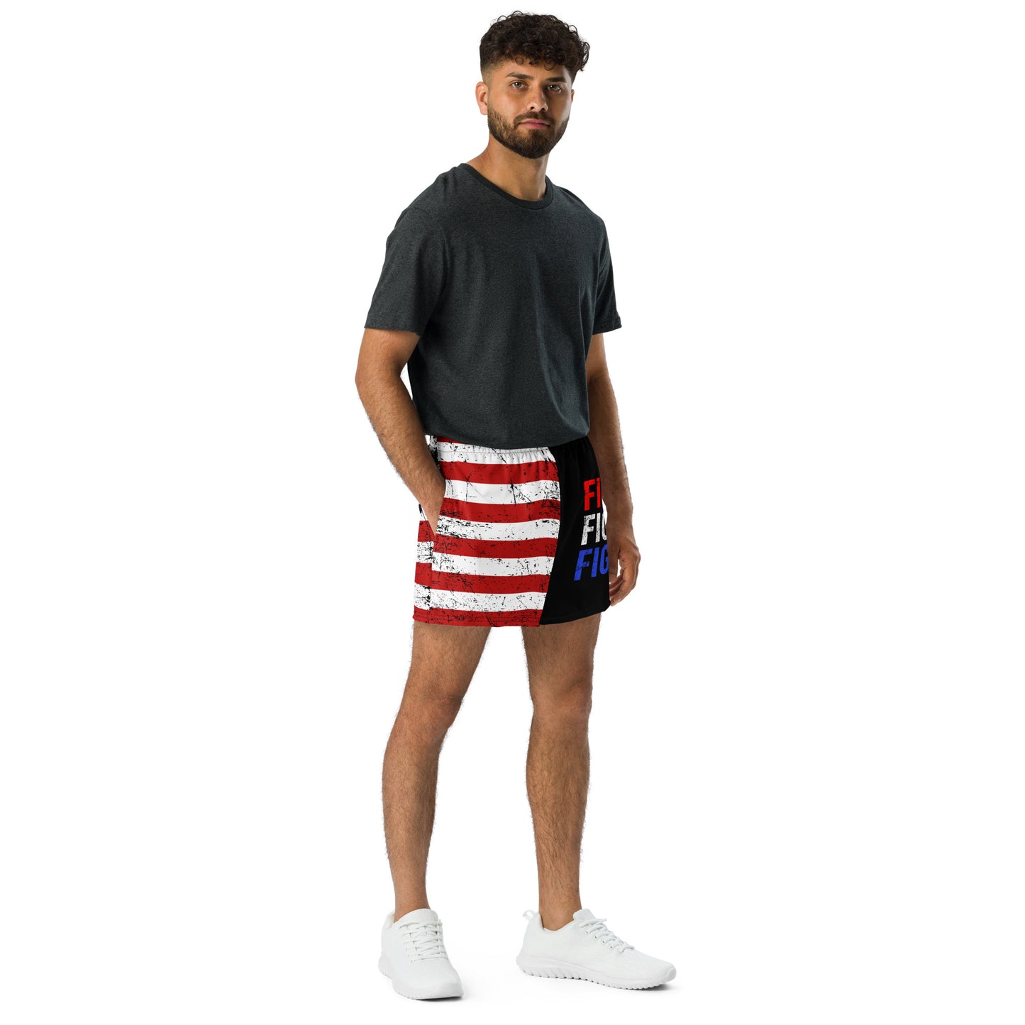 FIGHT! Unisex Athletic Shorts