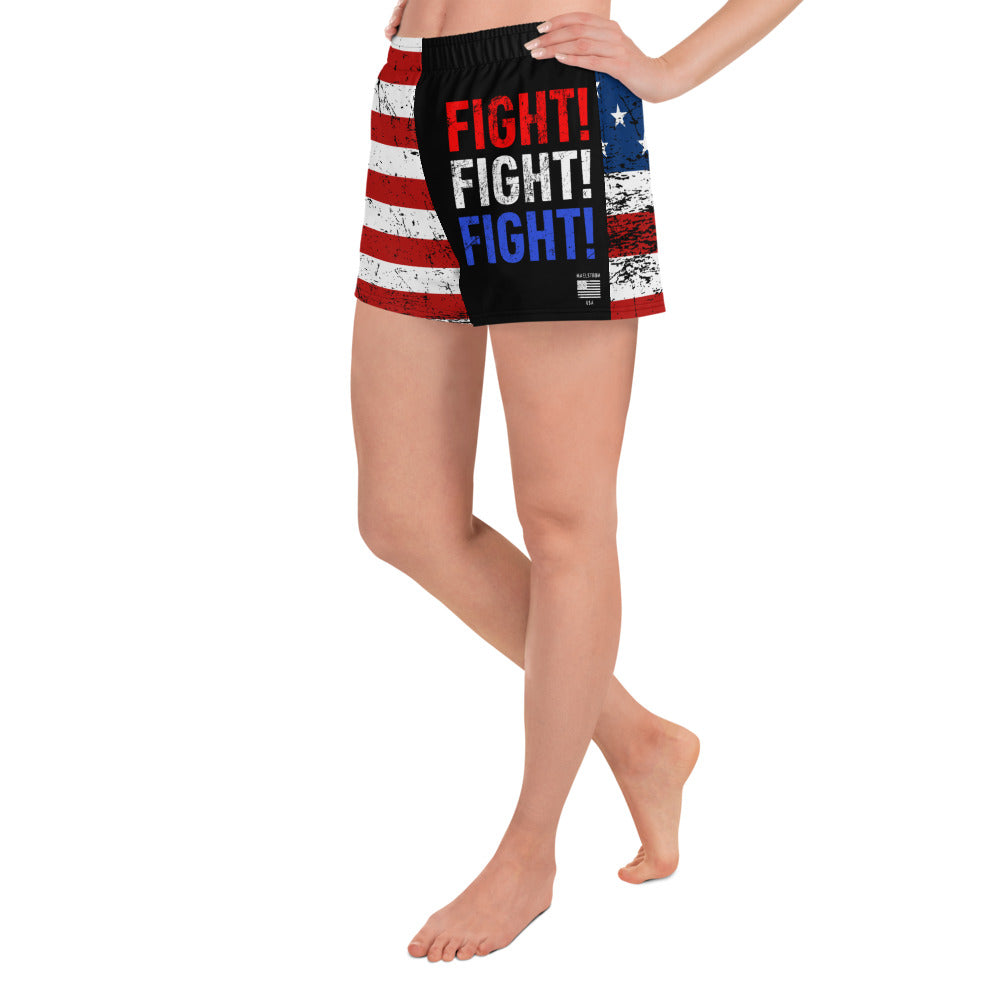 FIGHT! Unisex Athletic Shorts