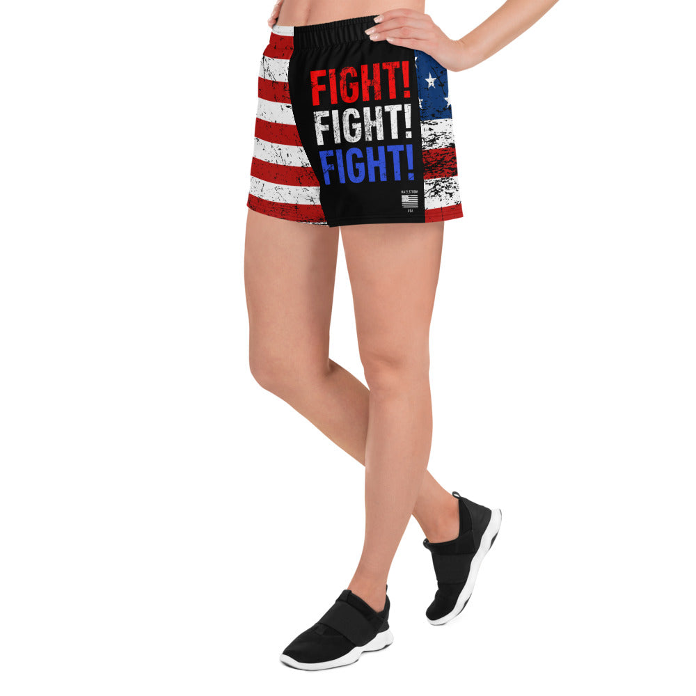 FIGHT! Unisex Athletic Shorts