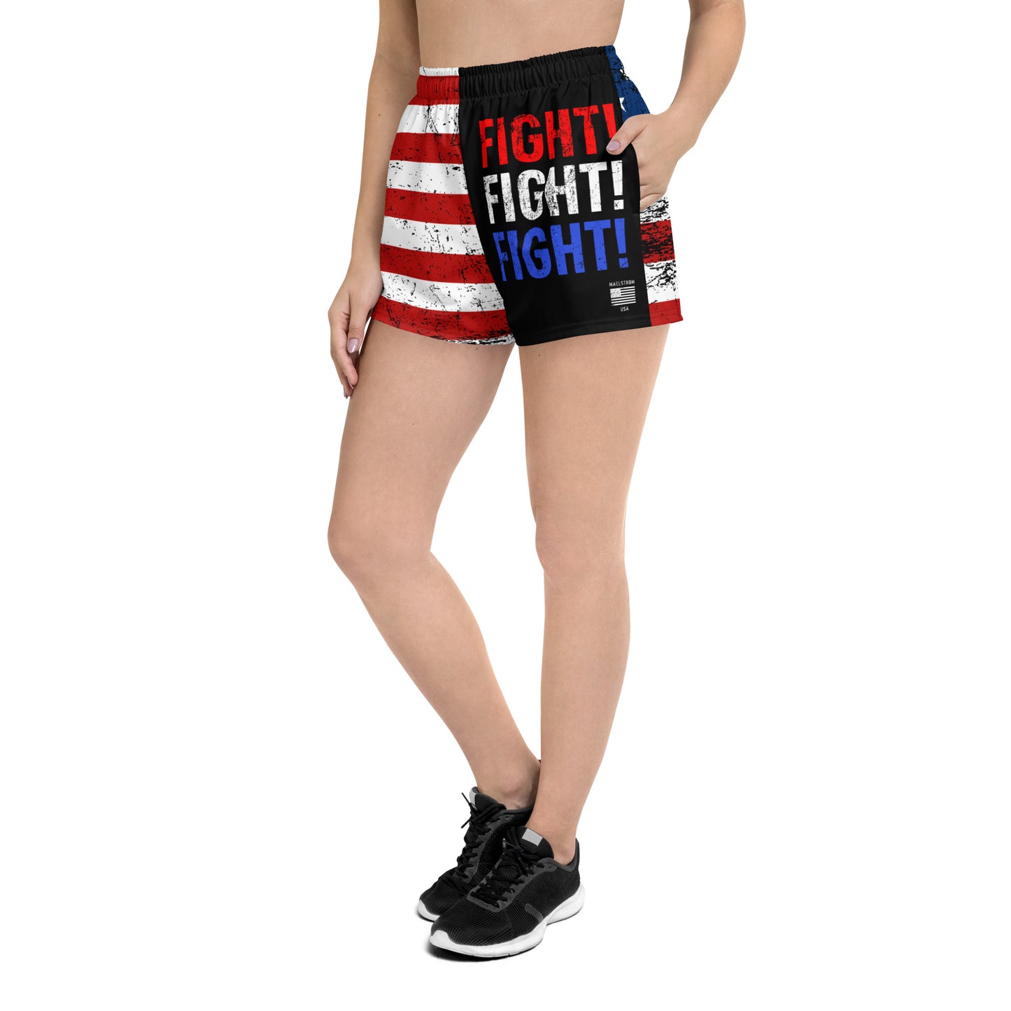 FIGHT! Unisex Athletic Shorts