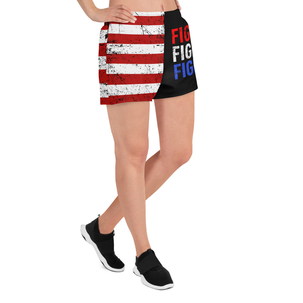 FIGHT! Unisex Athletic Shorts