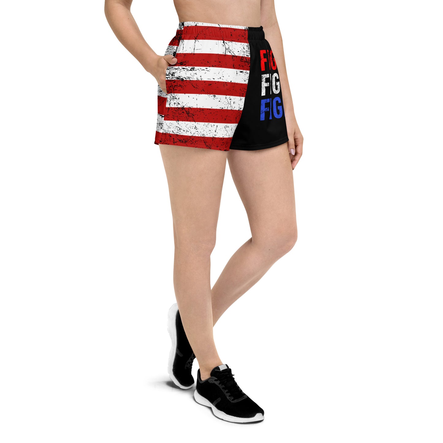 FIGHT! Unisex Athletic Shorts