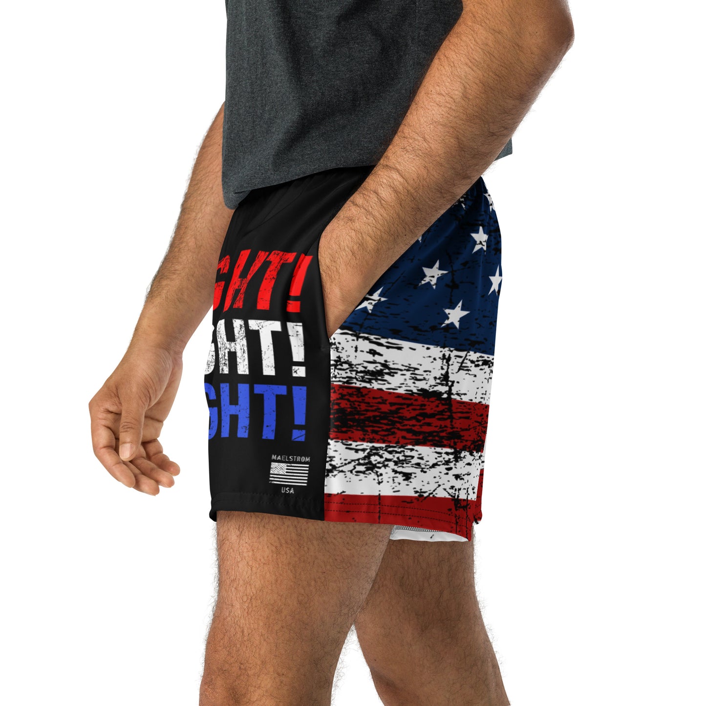 FIGHT! Unisex Athletic Shorts