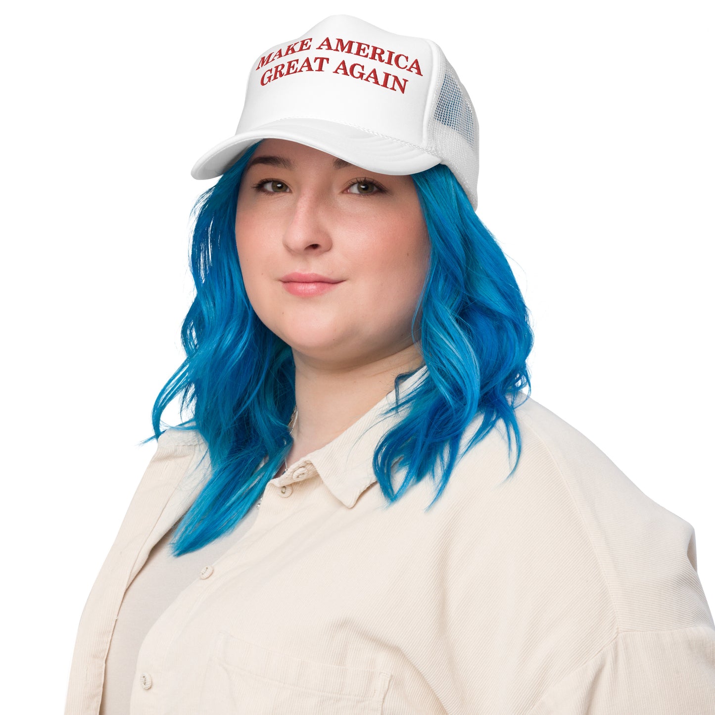 Make America Great Again - Foam Trucker Hat - Red Logo