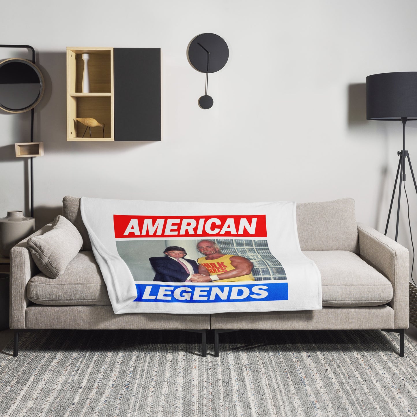 American Legends Throw Blanket