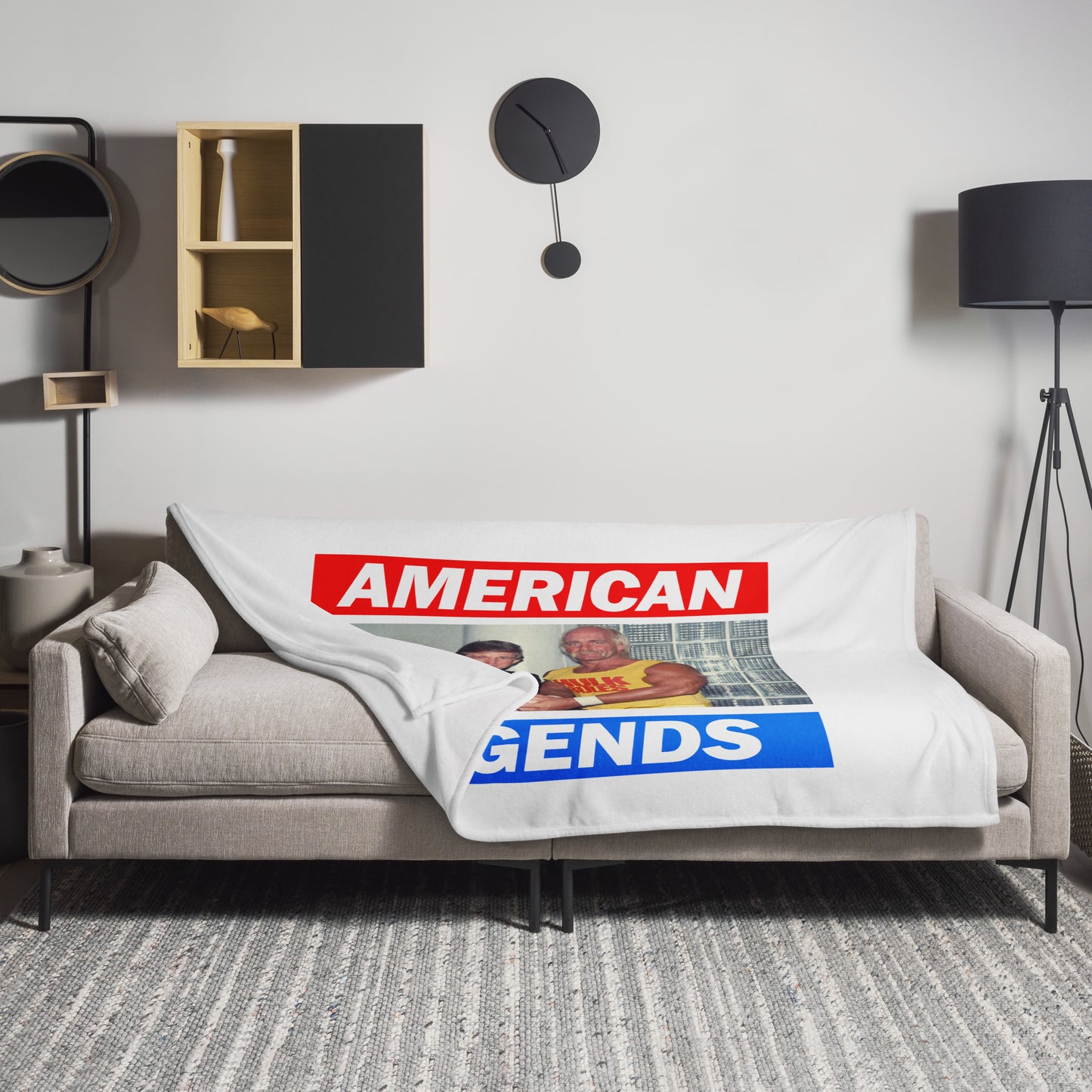American Legends Throw Blanket
