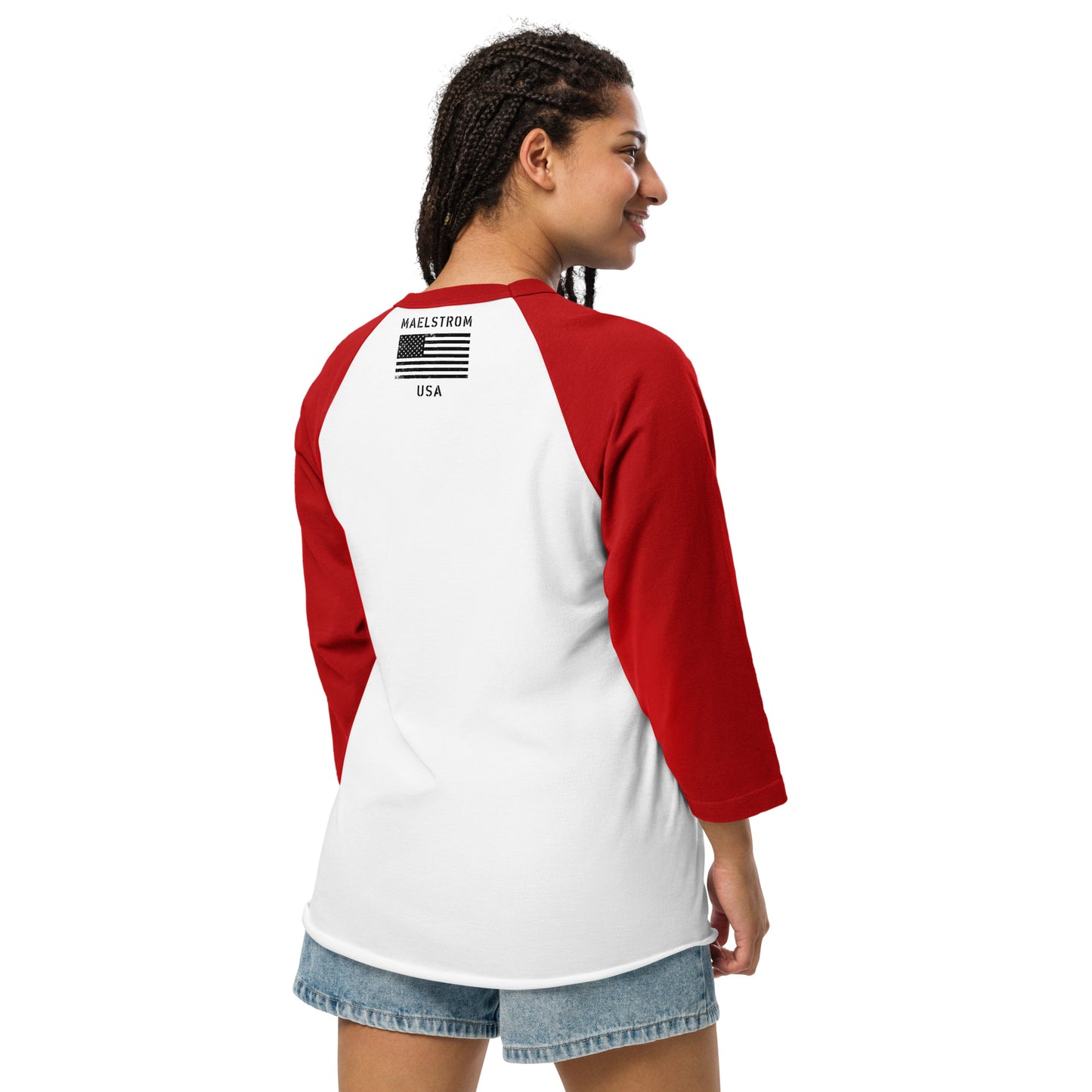 Pete Rose Baseball For Trump - 3/4 Sleeve Shirt