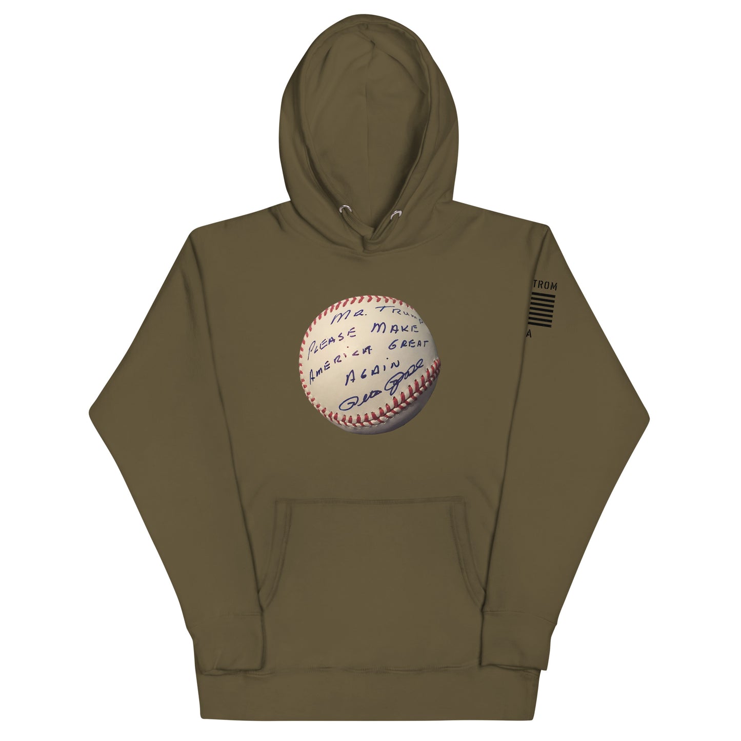 Pete Rose Baseball For Trump - Hoodie