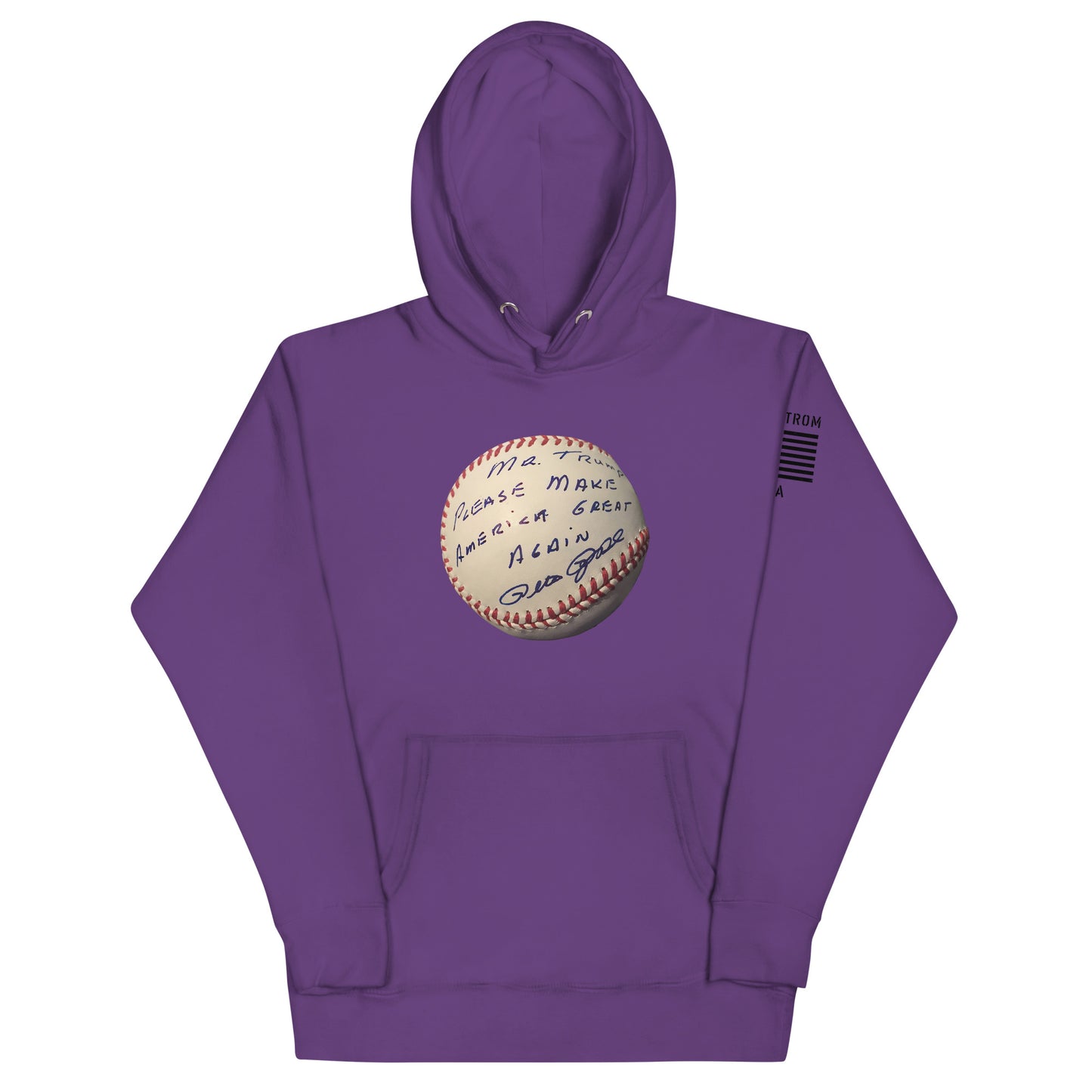 Pete Rose Baseball For Trump - Hoodie
