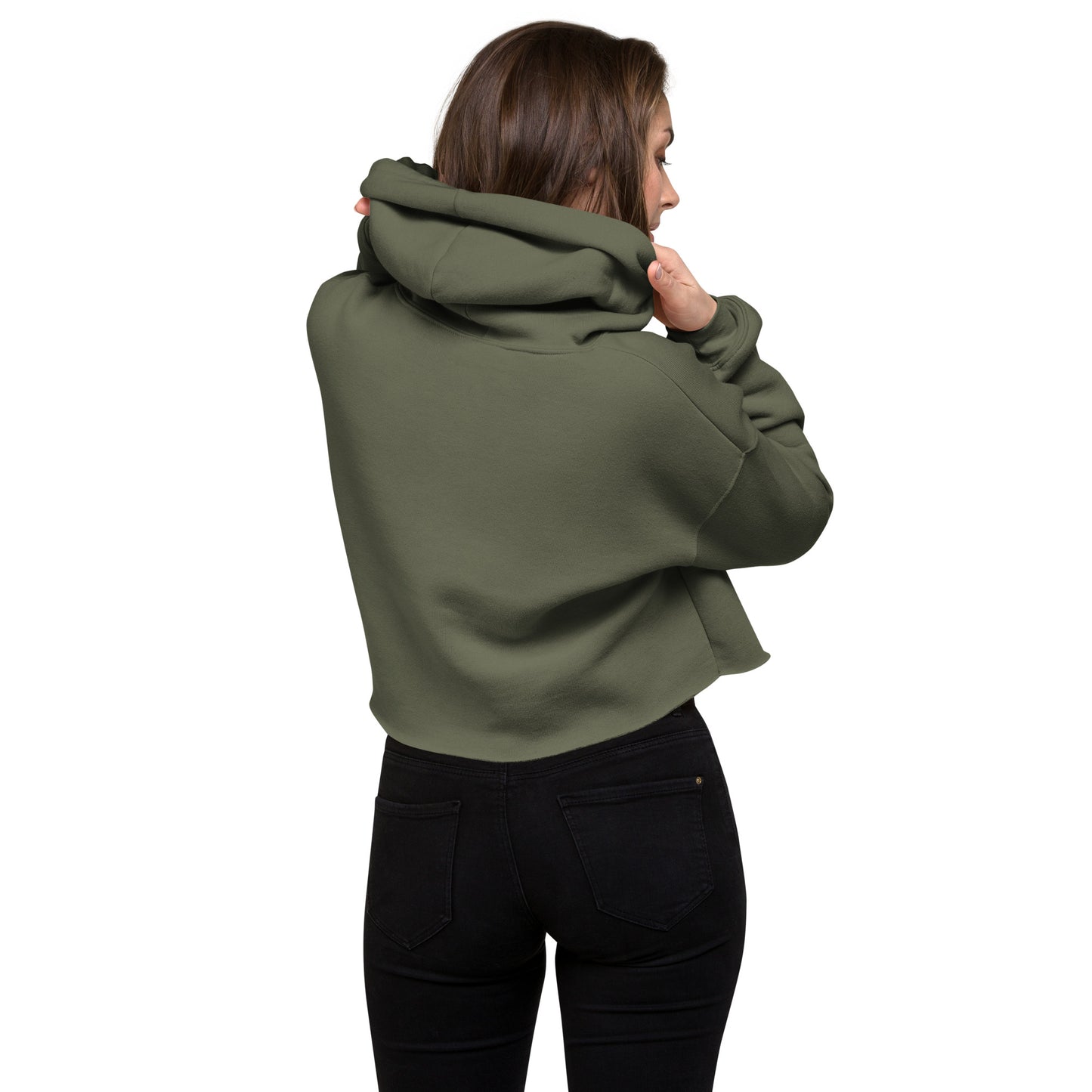 Pete Rose Baseball For Trump - Women's Crop Hoodie