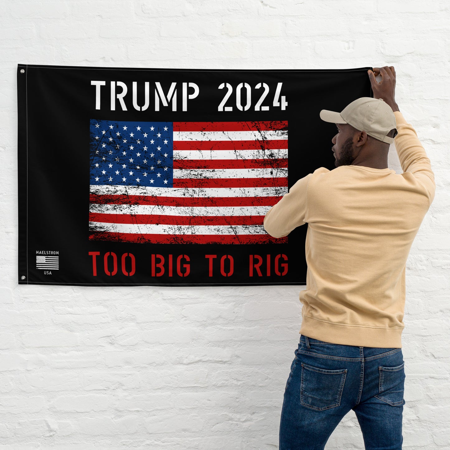 Too Big To Rig Flag
