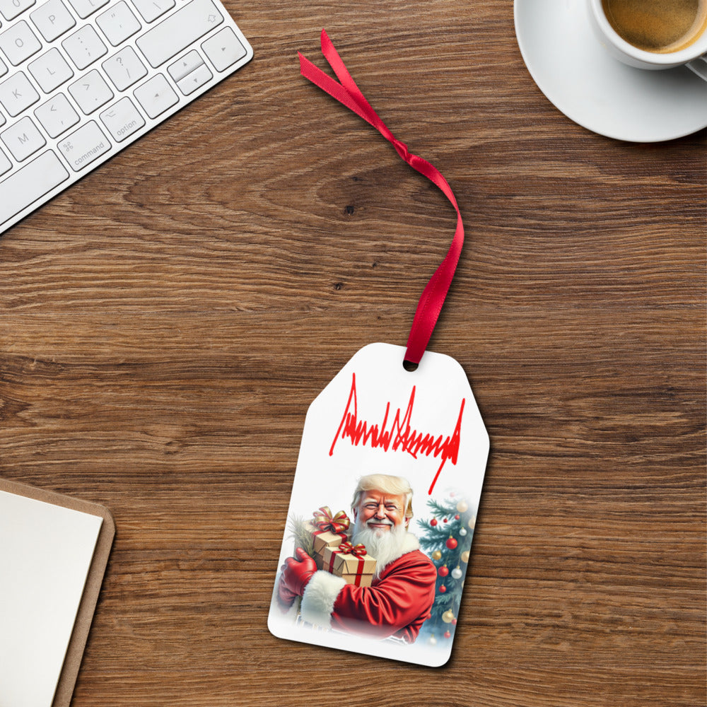 Donald Trump Santa Claus - Metal Ornament