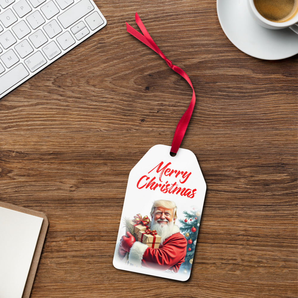 Donald Trump Santa Claus - Metal Ornament