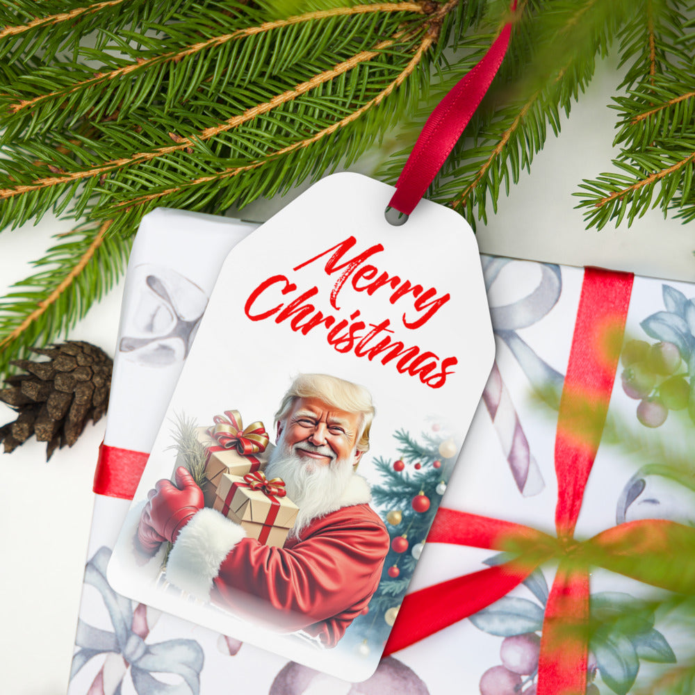 Donald Trump Santa Claus - Metal Ornament