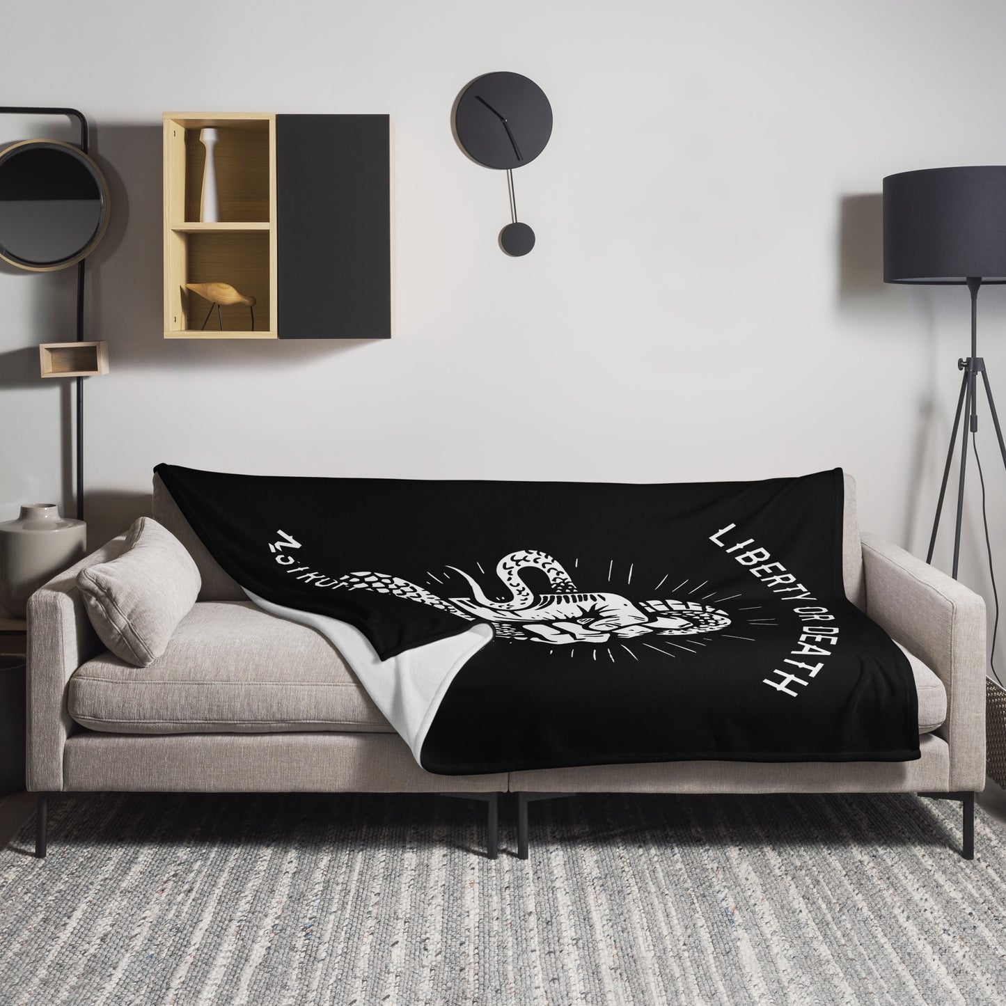 Liberty Or Death Throw Blanket
