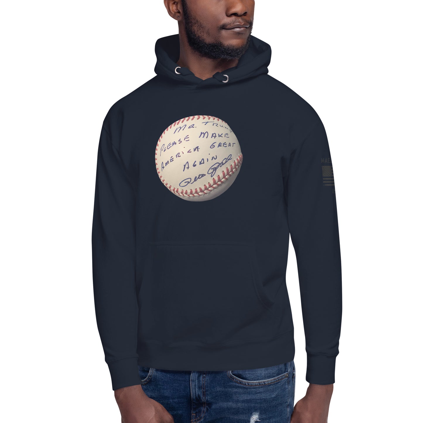 Pete Rose Baseball For Trump - Hoodie