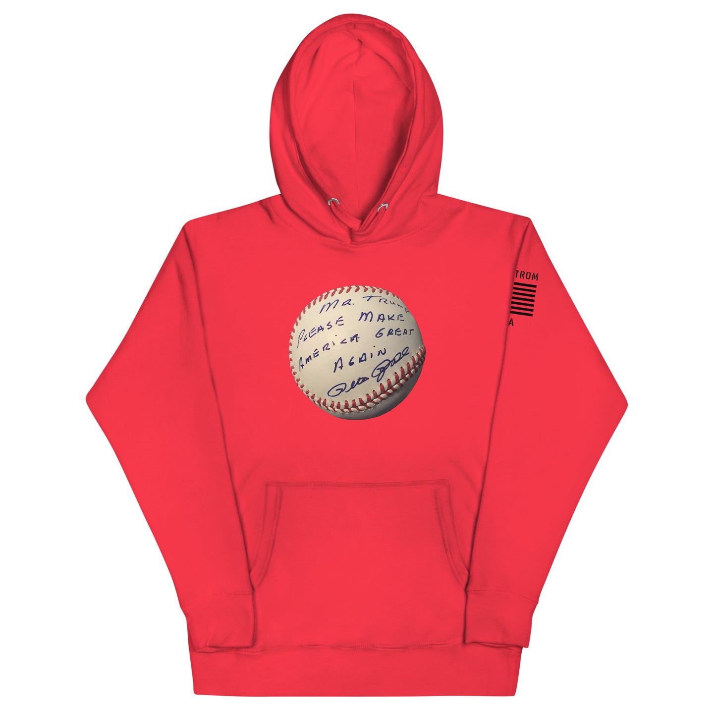 Pete Rose Baseball For Trump - Hoodie